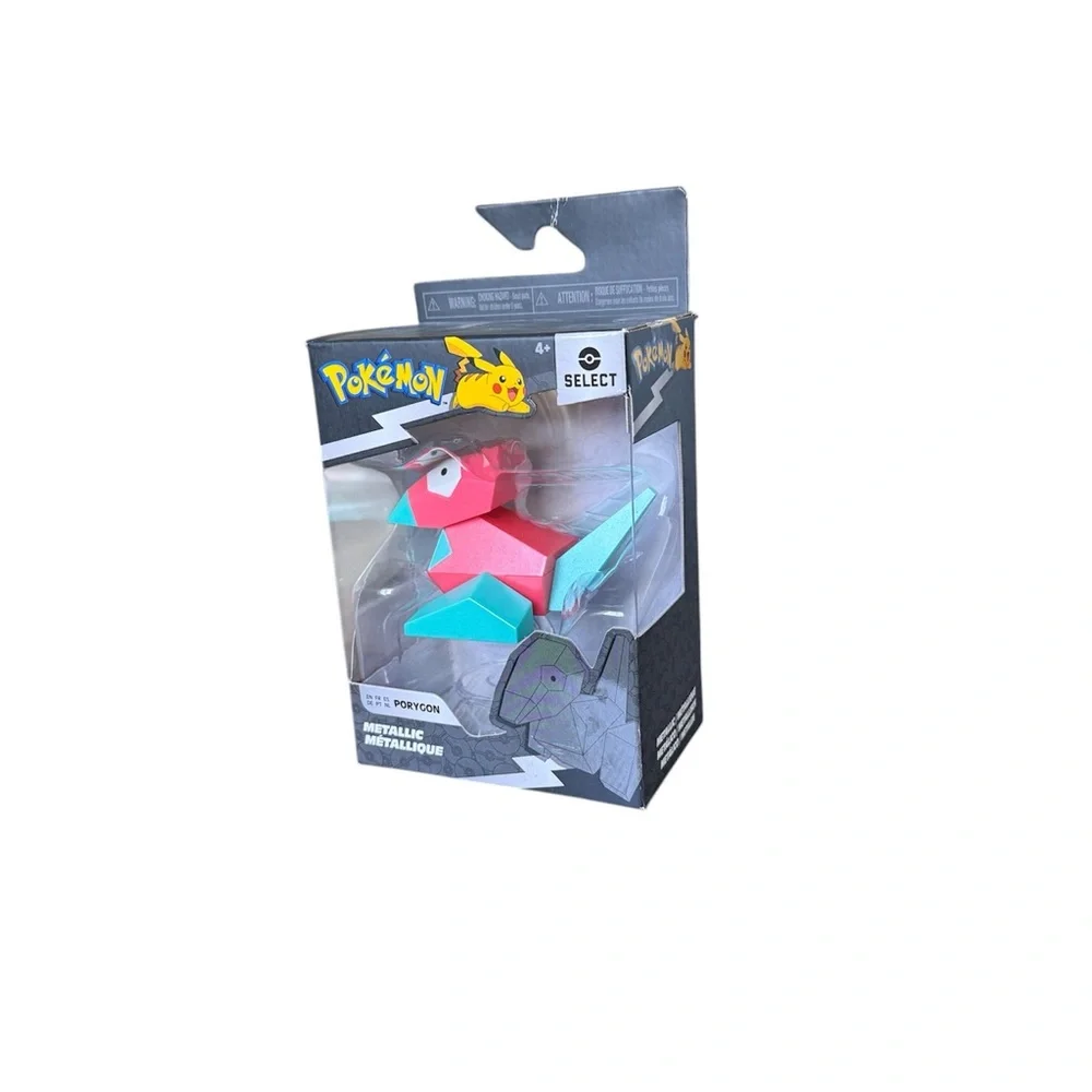 Pokémon Porygon Figure Select Metallic 3” Series 3 New Sealed Collectible
